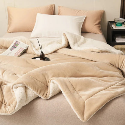 King size double sided fleece blanket