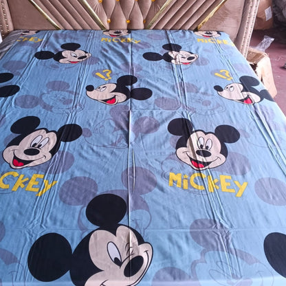 4*6 Cartoon Themed  Bedsheet Set