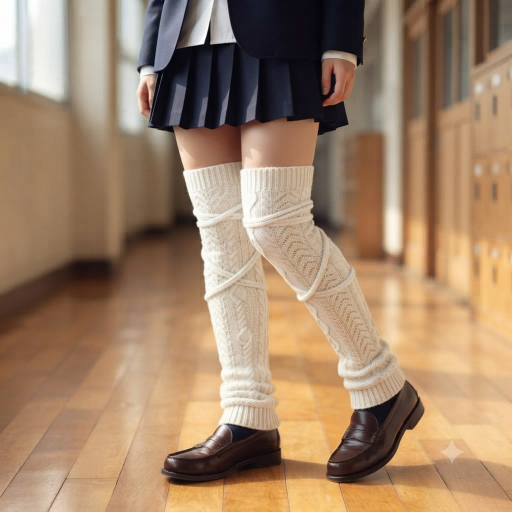 Knit Long Leg Warmers