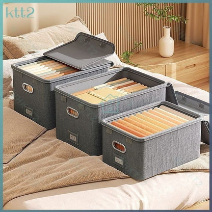 Flip lid closet organizer