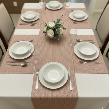 6 Piece Woven Rectangular Tablemat Set