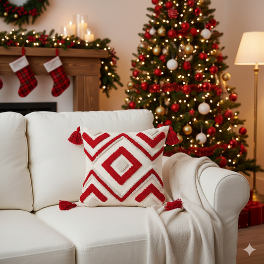 3pc Christmas Themed Pillow Covers