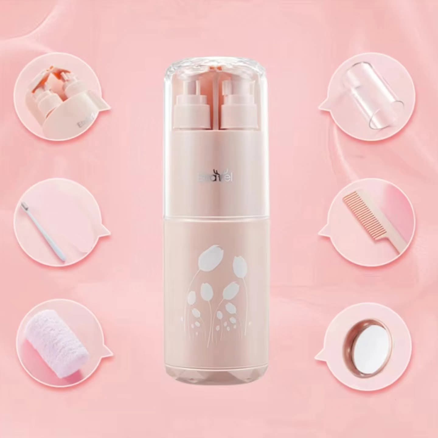 Travel toothbrush holder