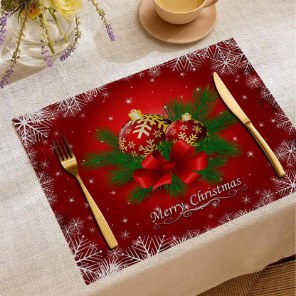 6Pc Christmas table mats placemats