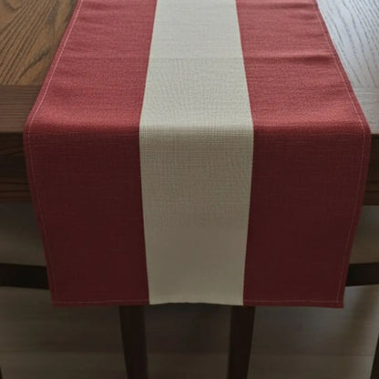 Festive XL Stripe Christmas Table Runner 275cm