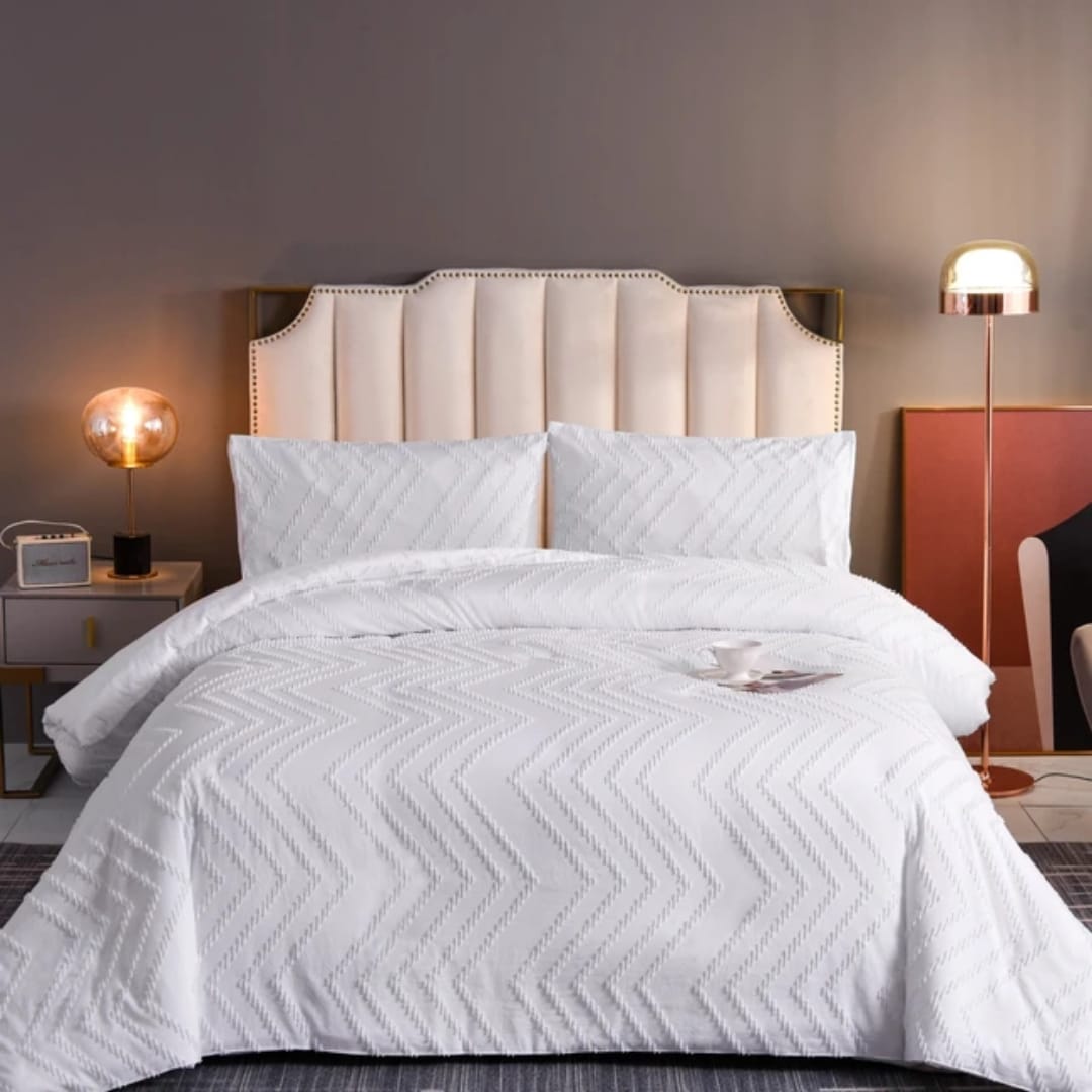Tufted duvet cover