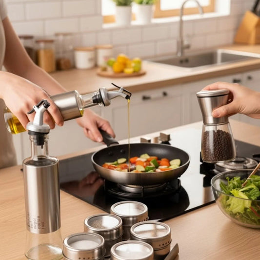 Oil and spice kitchen set