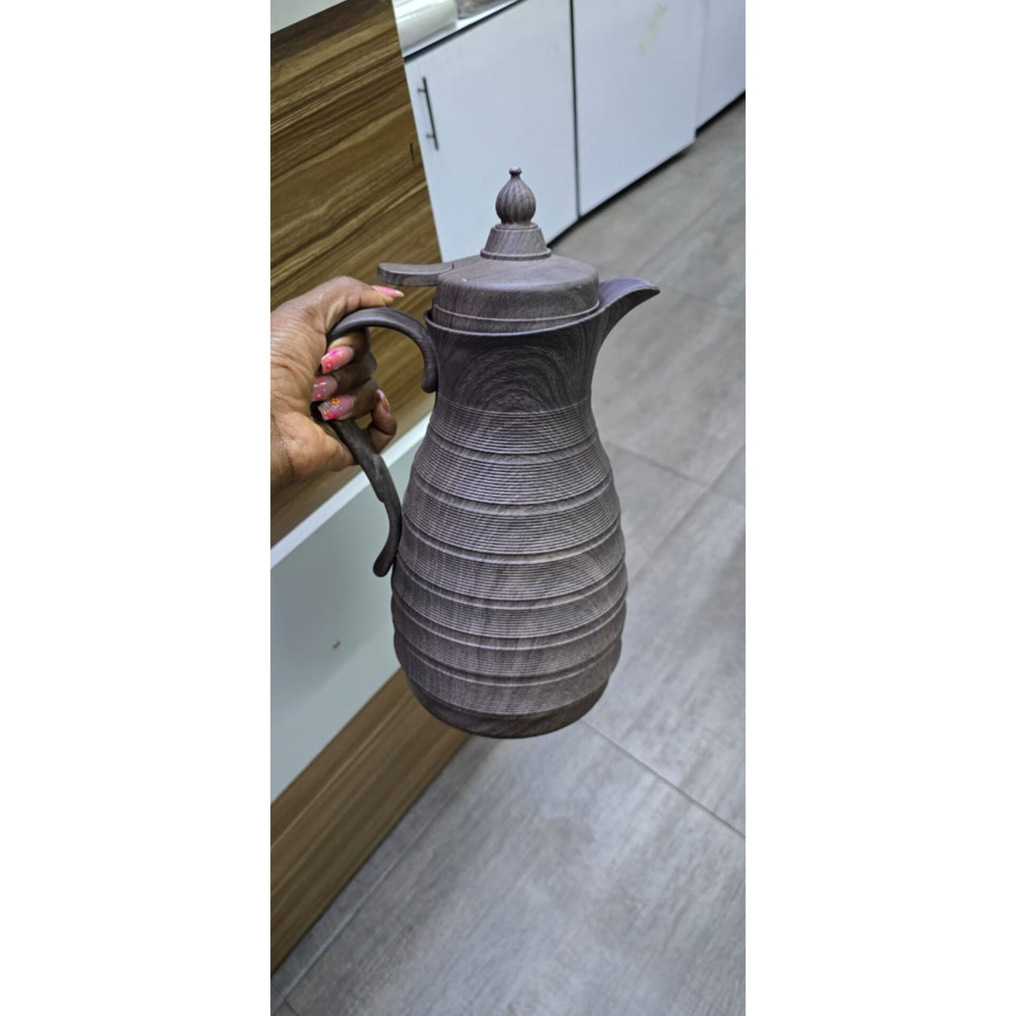 Wooden vacuum flask