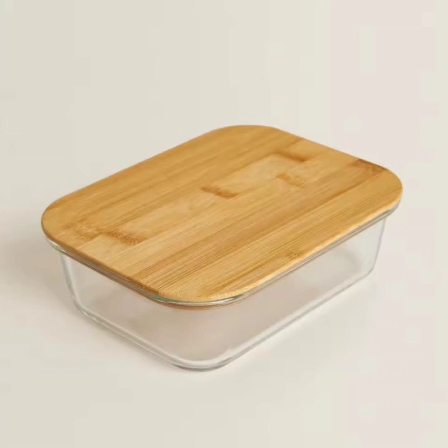 3 in 1 Glass Bamboo Lids Storage Containers