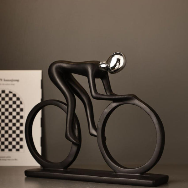 Bicycle Sculpture Ceramic Décor Piece