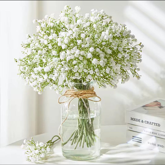 3Pcs Artificial Flora Flowers Gypsophila Hydrangea Flowers