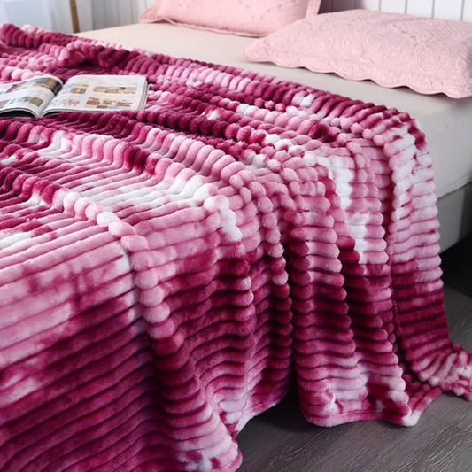 Velvet fleece blanket