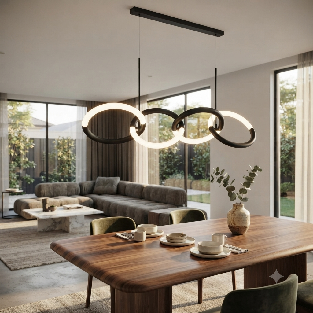 4 Light Bar Pendant Ceiling Light
