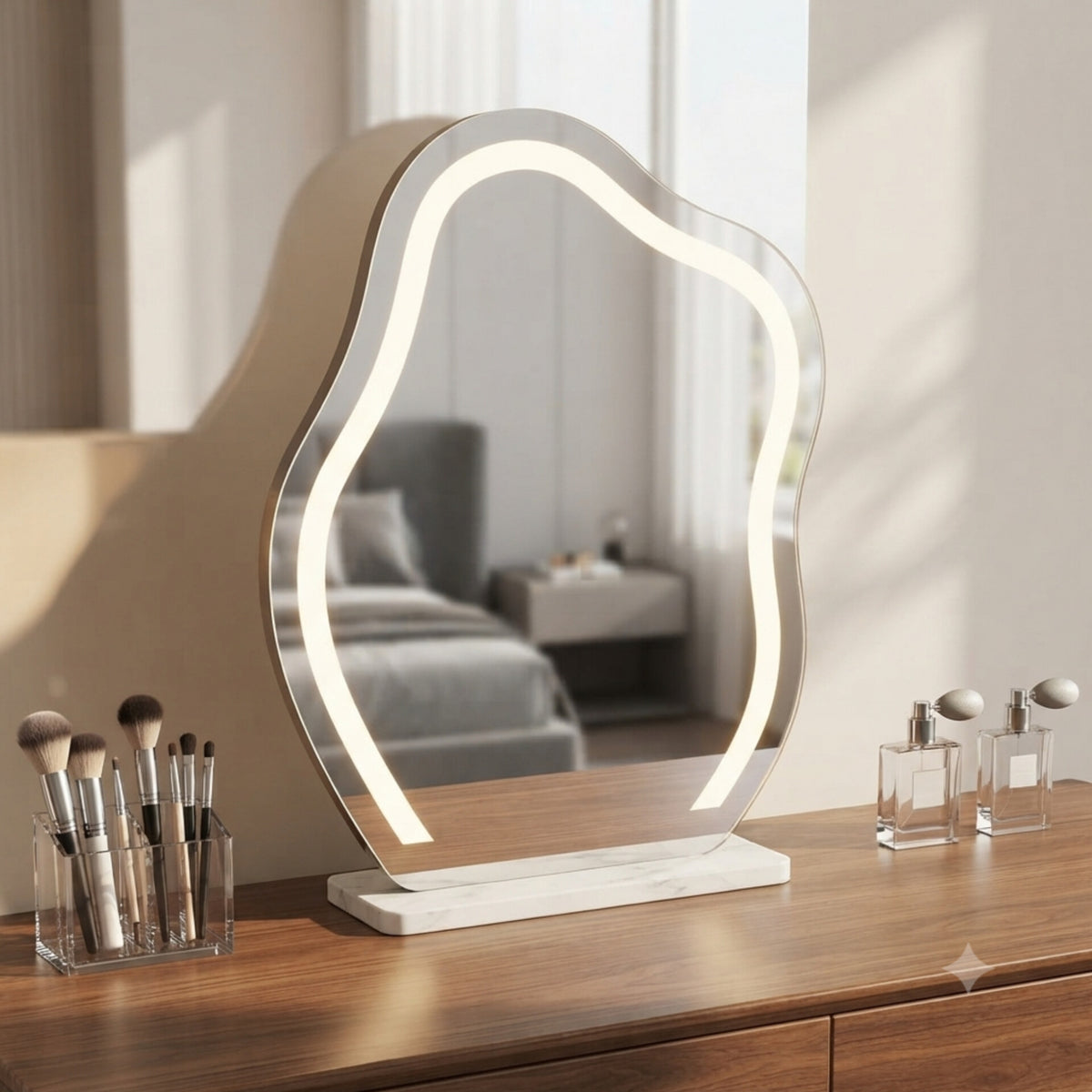 LED Tabletop Vanity Mirror