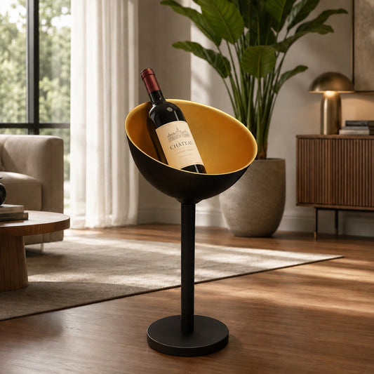Stainless Steel Wine Bucket with Stand
