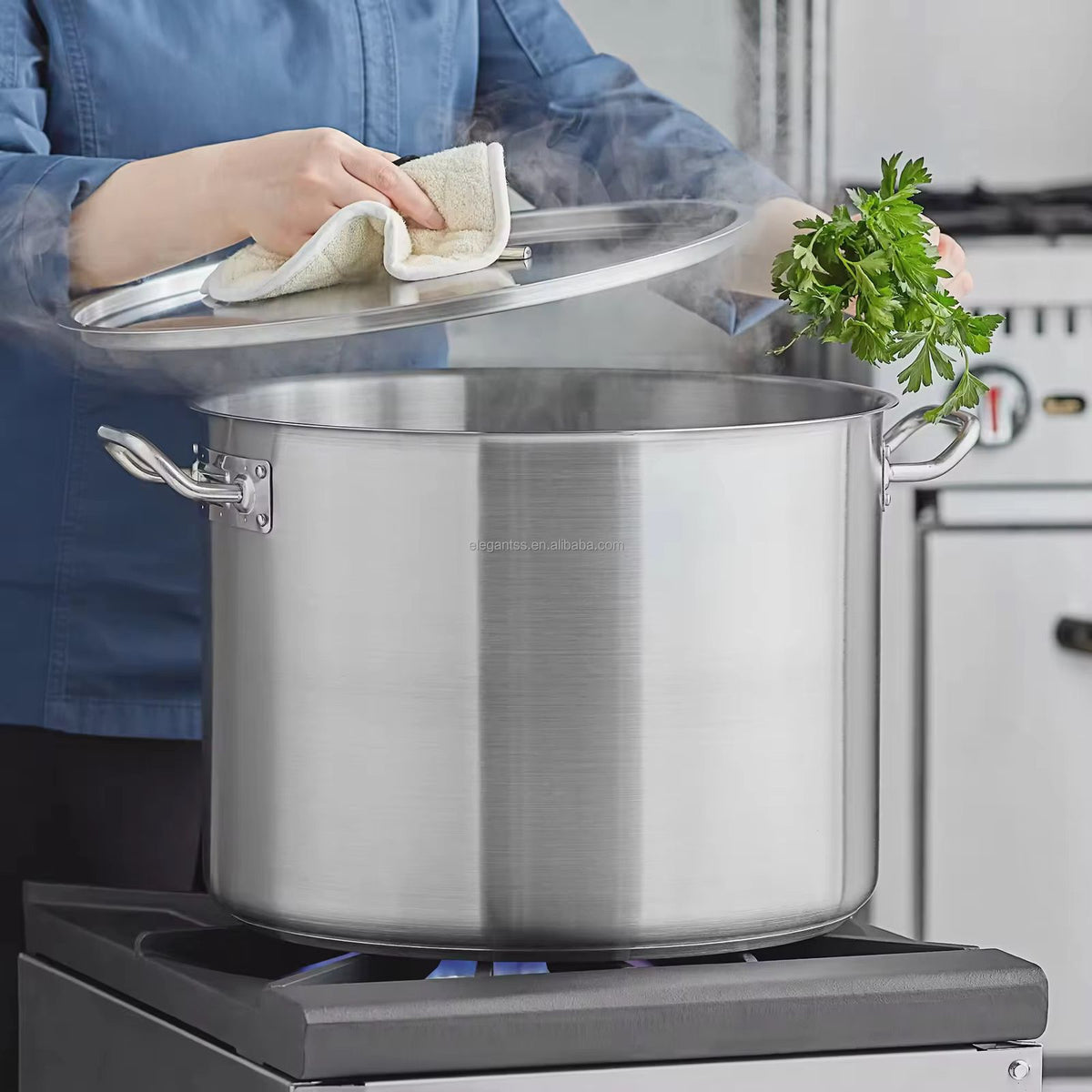 44.5L BA SoulChef Deep Casserole with Lid SS443