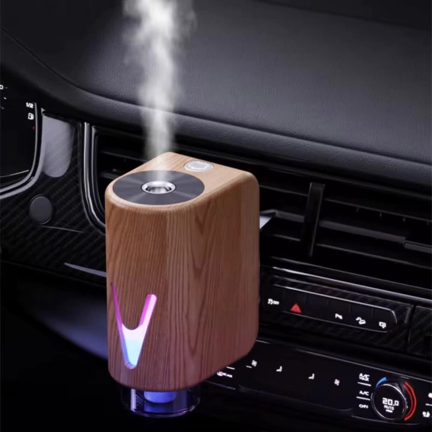 Magnetic Car Diffuser with Lighting Gha