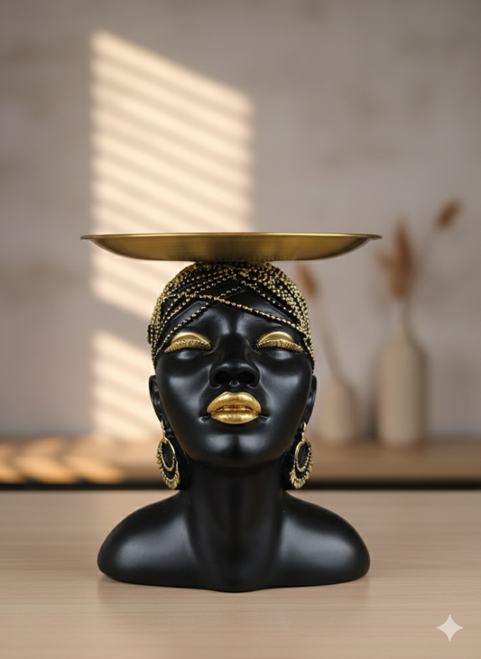 African Queen Decorative Ceramic Decor