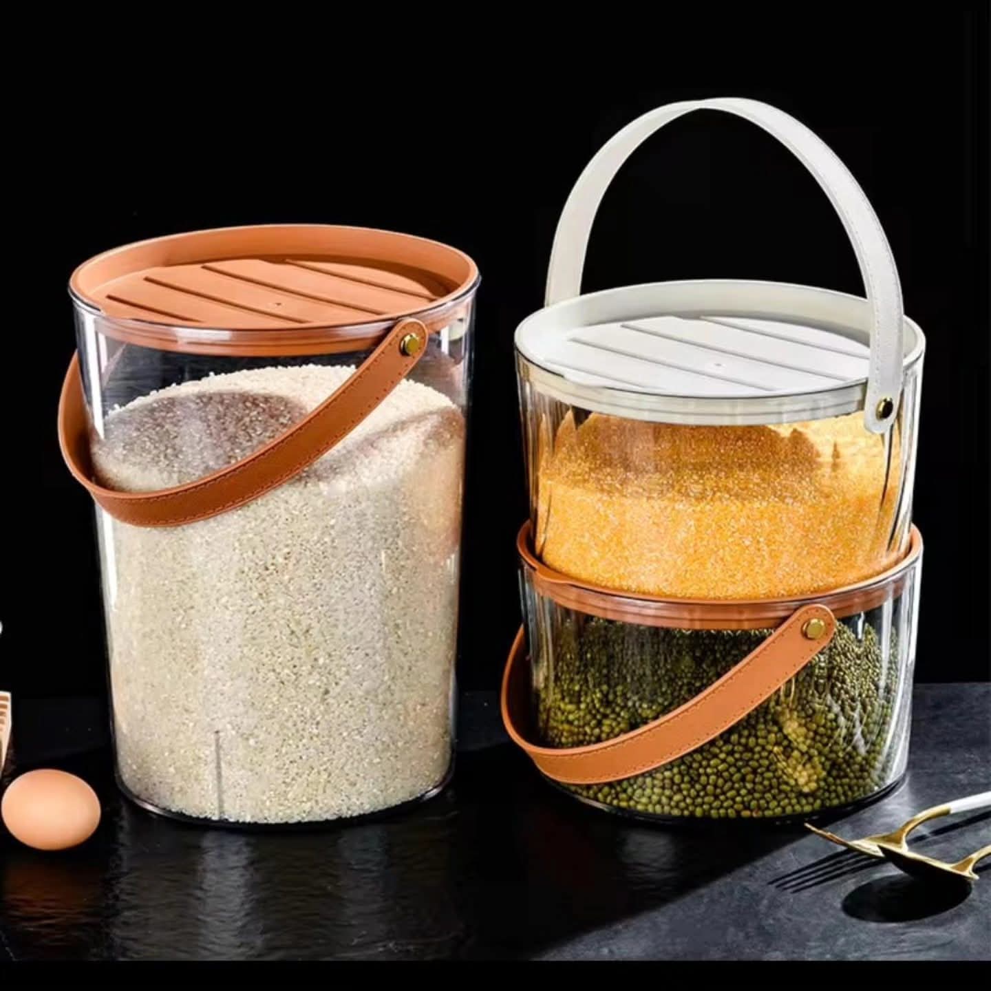 Acrylic Multifuntional storage bucket