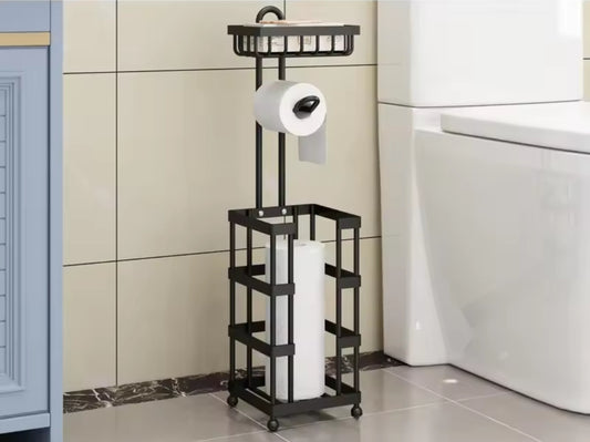 3 in 1 bathroom tissue stand
