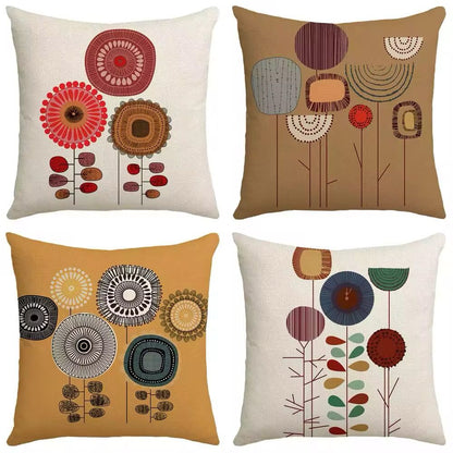 Cotton throw pillow covers