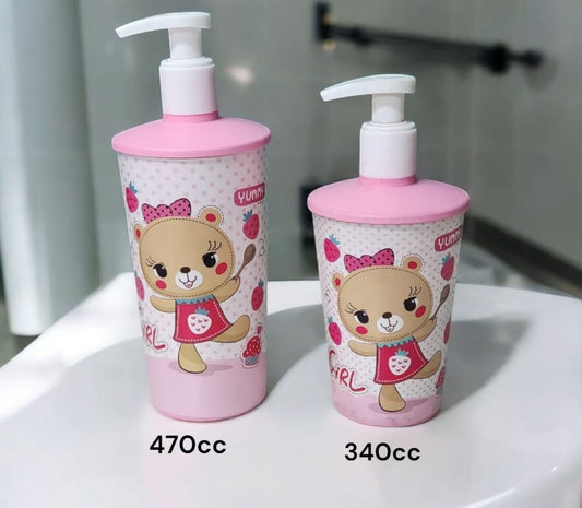 Kids liquid soap dispenser bottle