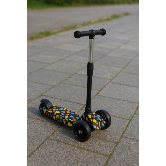 Wide wheeled scooters