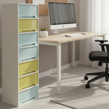 5 Tier plastic drawer cabinet