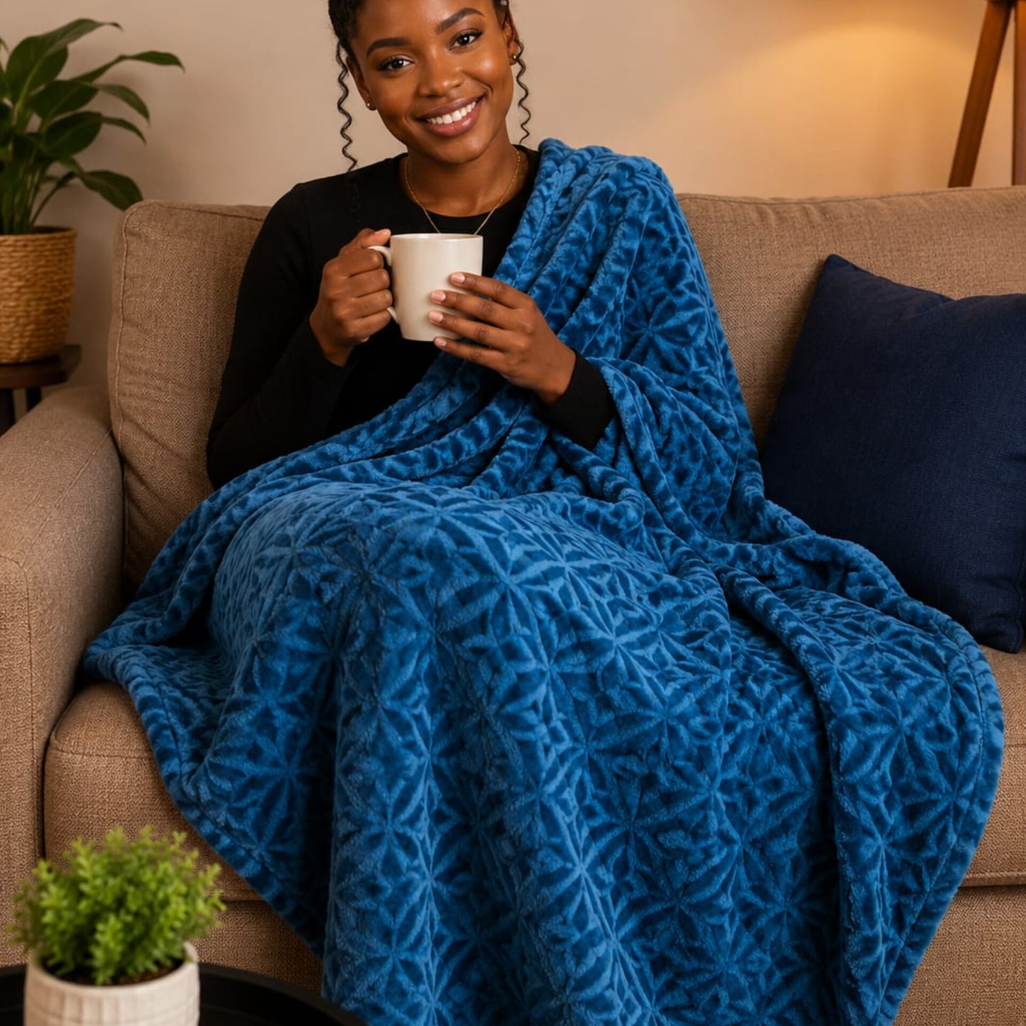 Textured Fleece Blanket