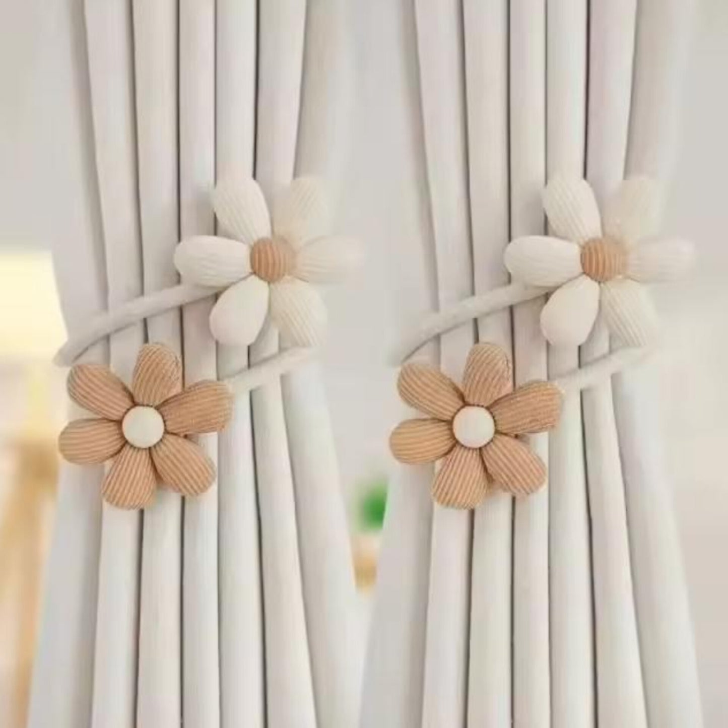 Flower Curtain Tieback 1pc