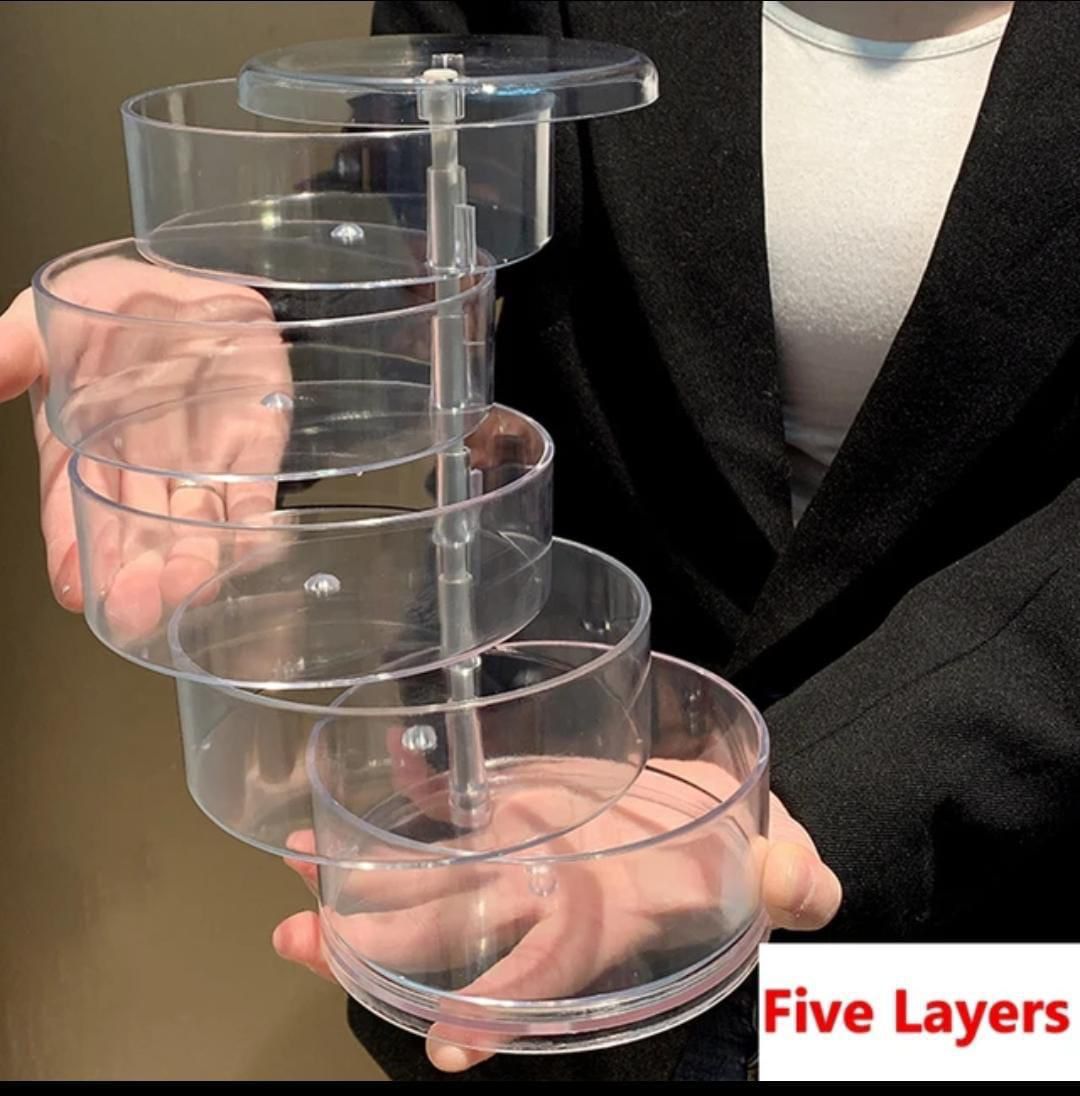 5 Layer  rotating jewellery organizer