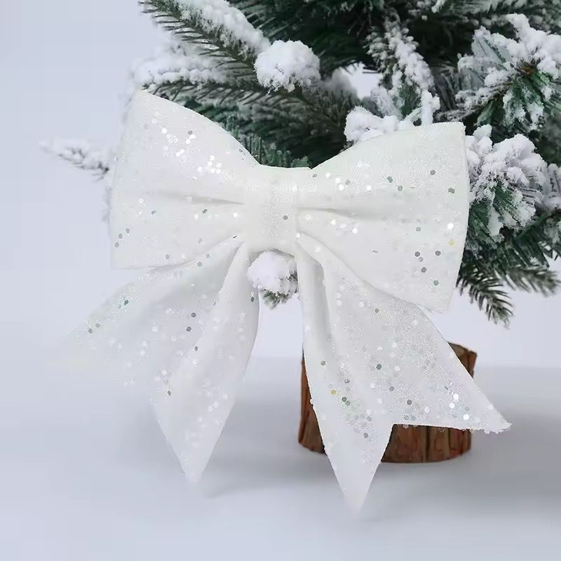 3Pc Christmas Bows Decor