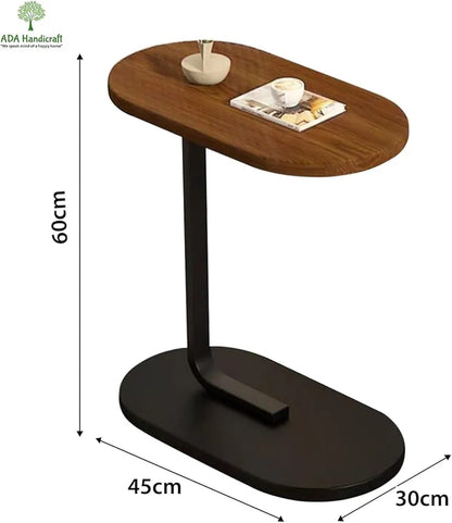 C shaped side table