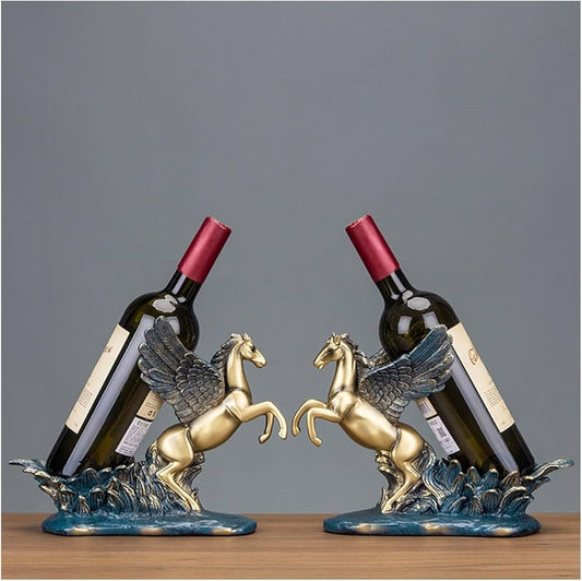 Winged Horse Decorative Wine Bottle Holder