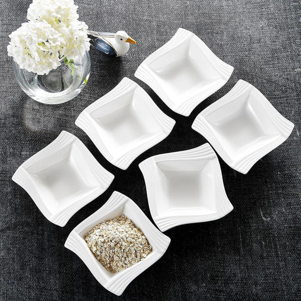 6Pc 7.5 Inch Ceramic Soup Plates