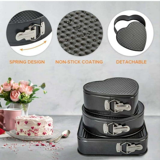 3pc home baking tin set