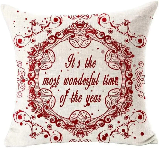 2Pc Christmas Throw Pillow Covers Christmas Decor