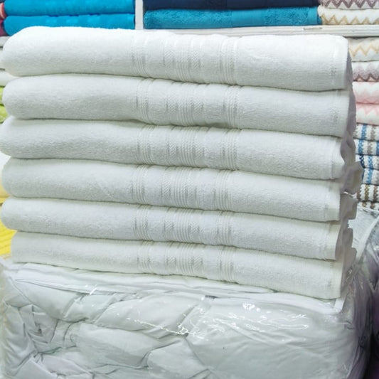 90*180cm White cotton towels