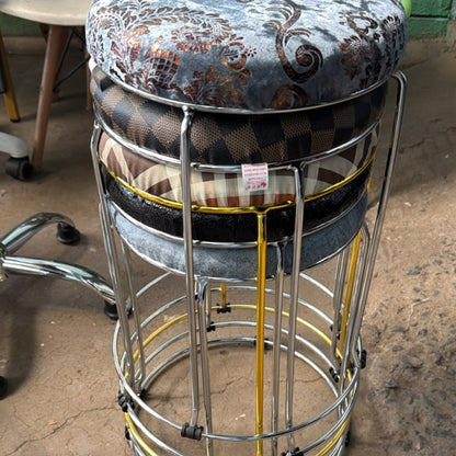 5Pcs metallic stools