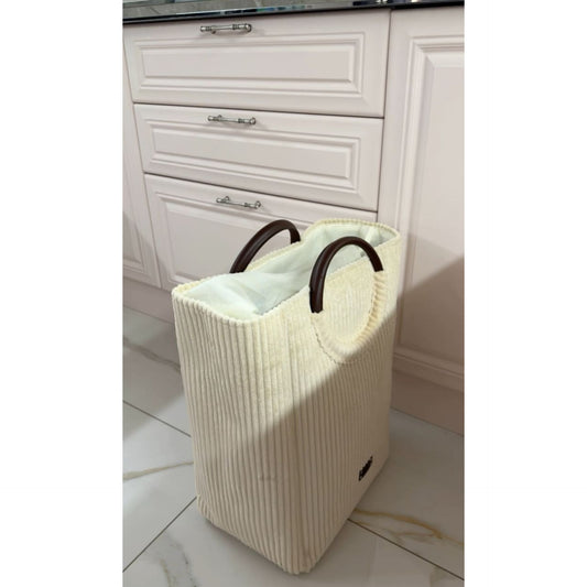 Velvet  laundry basket