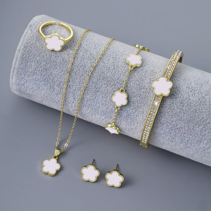Ladies necklace jewelry gift set