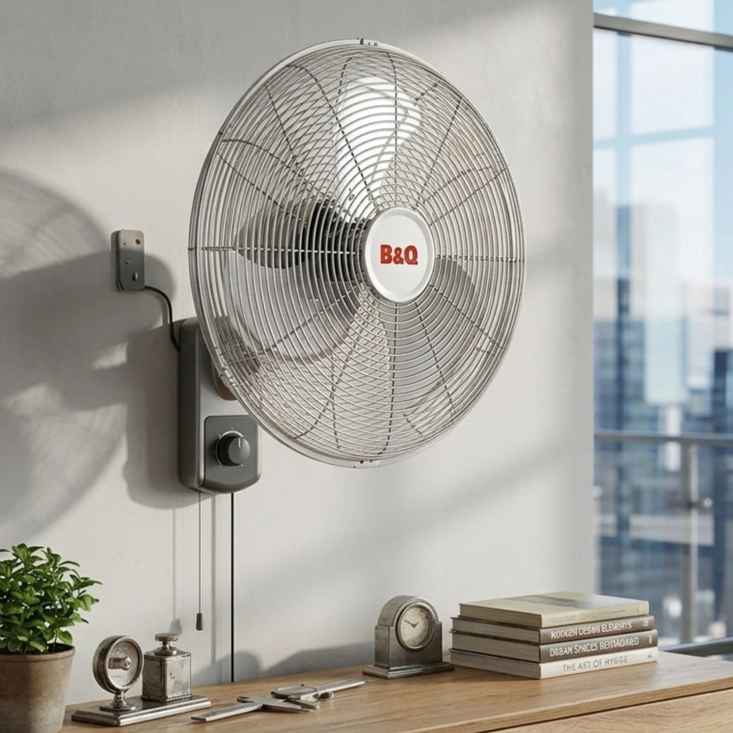 16" Grey Wall Fan  FW40DR