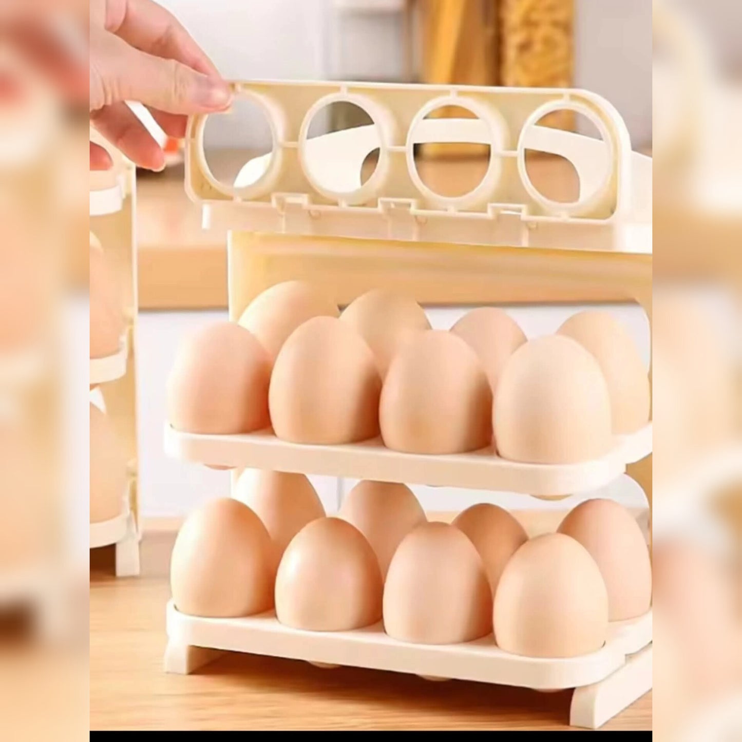 30pcs foldable Egg tray