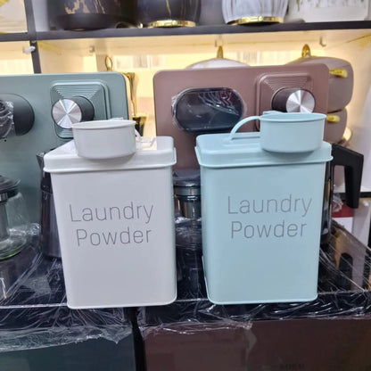 Laundry powder tin