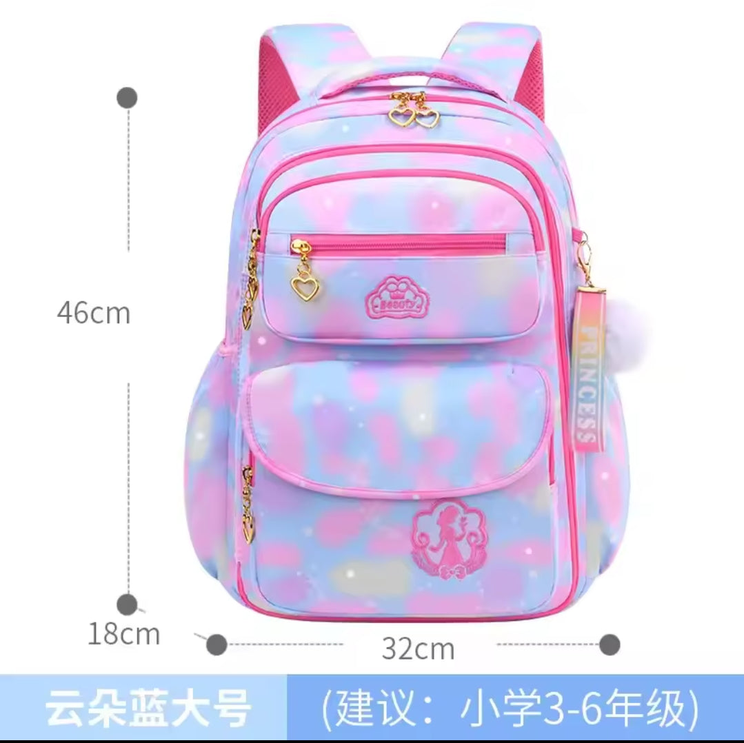 School bags backpack with multiple compartments