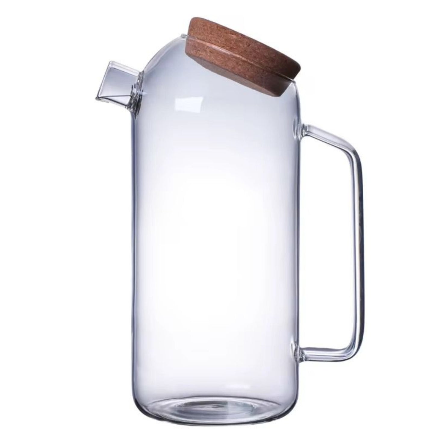 1800ml Borosilicate Juice and Water Pitcher with Cork Lid