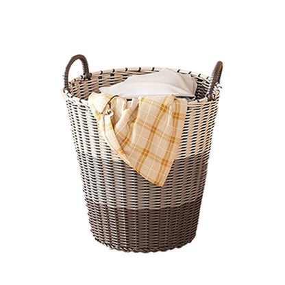 Rattan multipurpose laundry basket