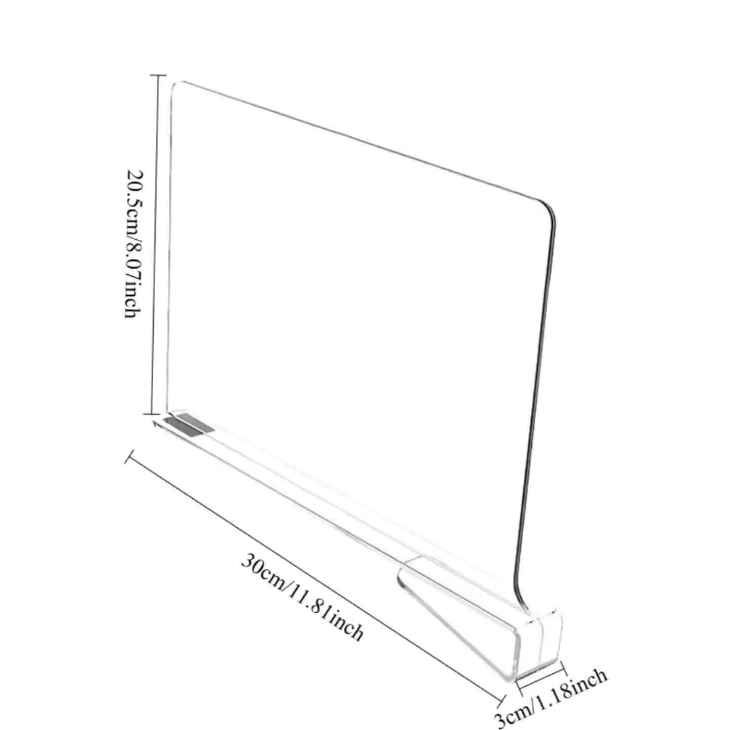 Acrylic Shelf Wardrobe Dividers