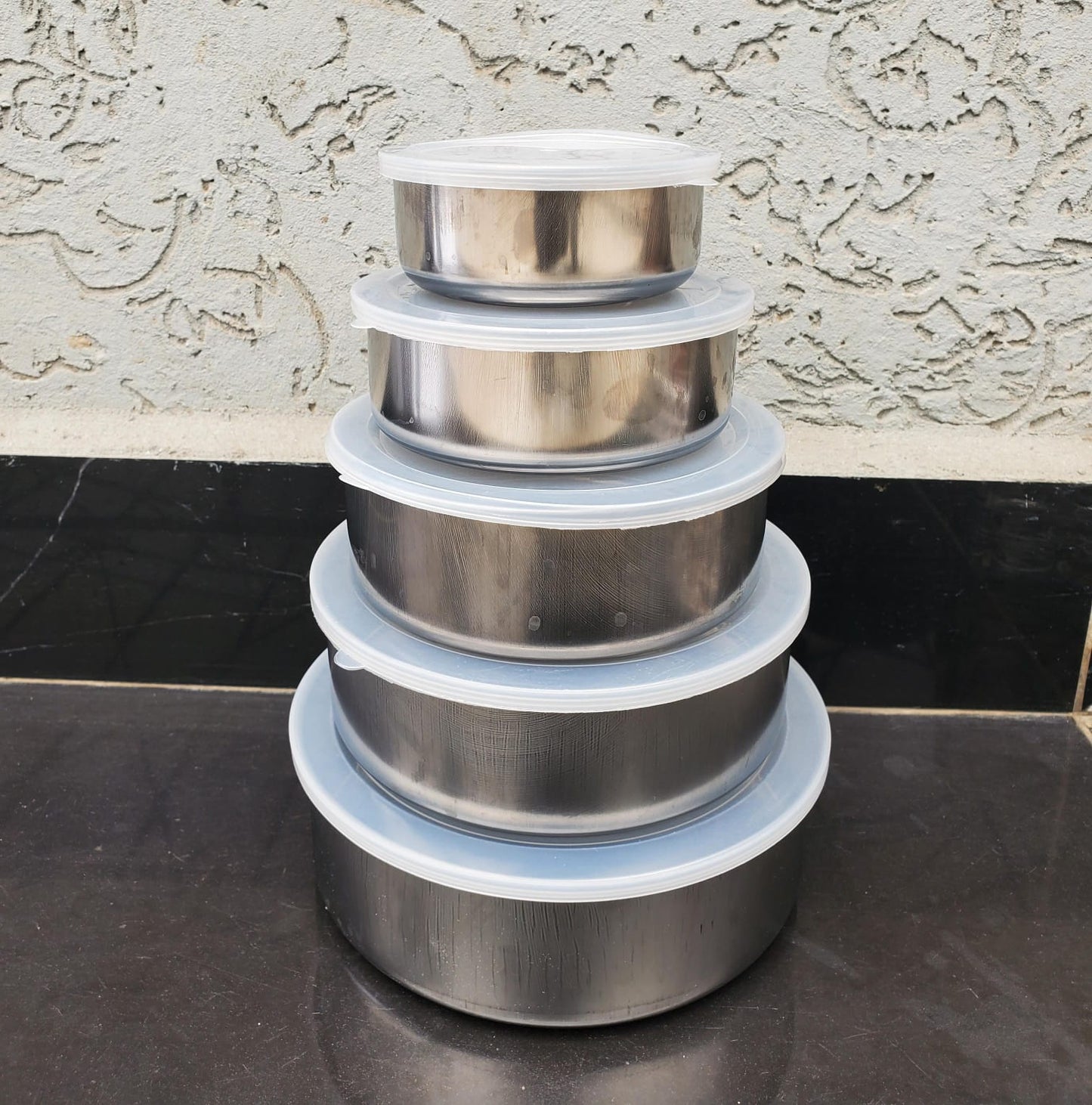 5pcs Stainless Steel  Food Containers Stainless Lunch Box