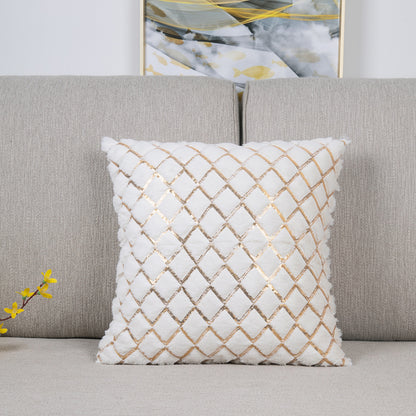 Pillow golden cushion cover